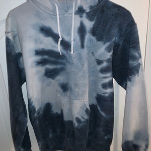 Blue Tie-Dye Hoodie